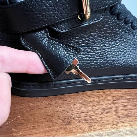 Authentic Buscemi 100mm Black High Top Sneaker Size 36  - Picture 13 of 16